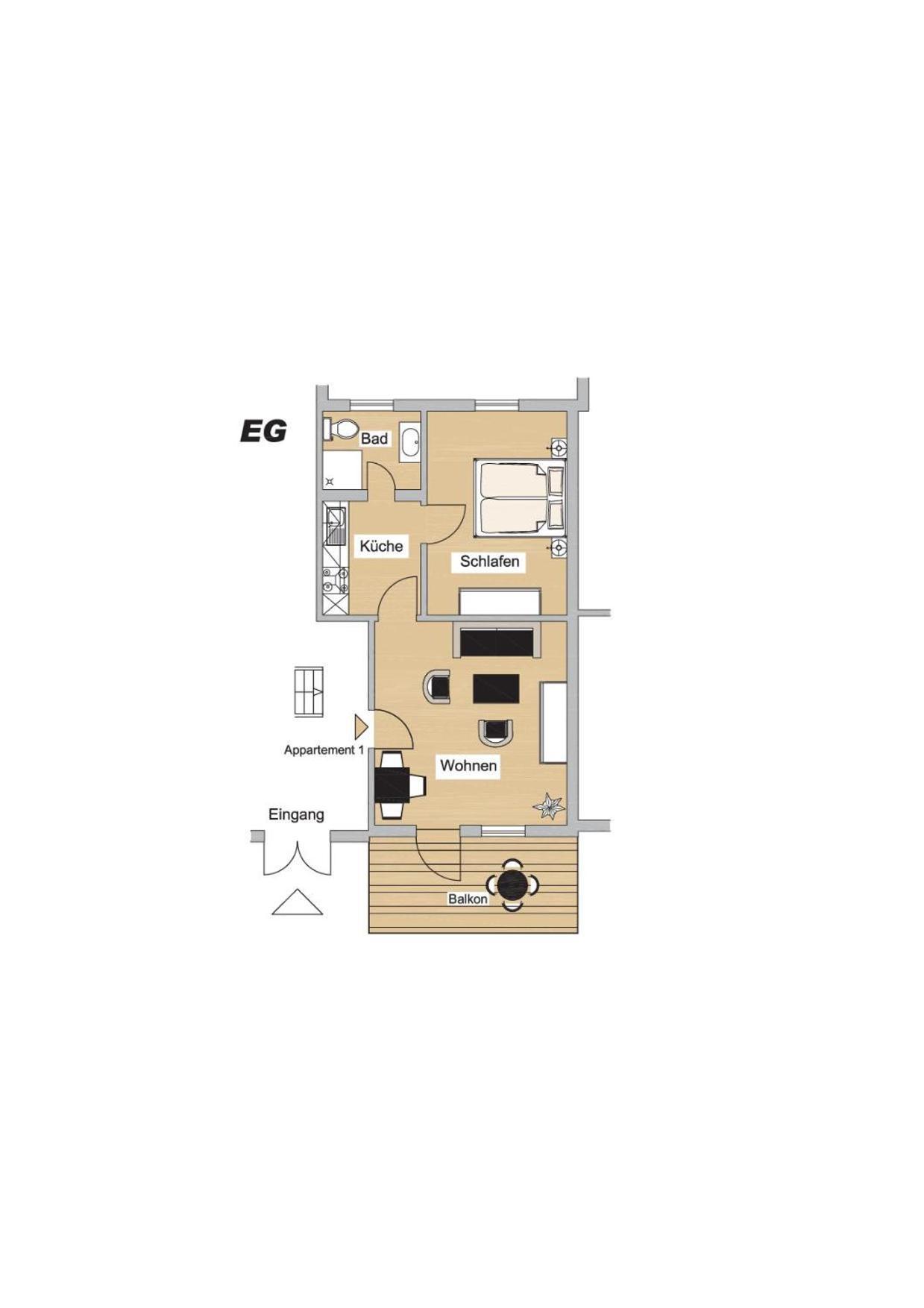 Villa Bertha Sellin  Chambre photo